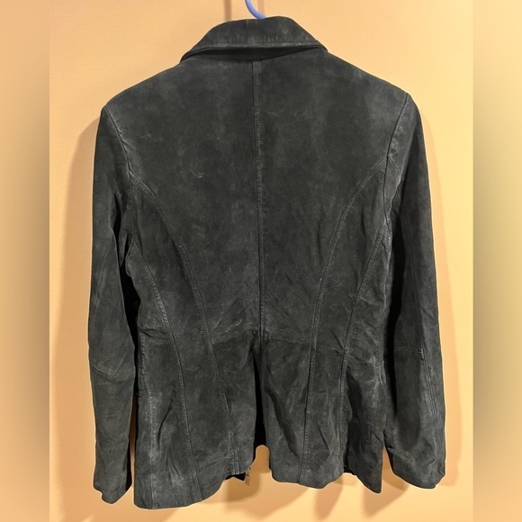 St. John's Bay Black Washable Suede Jacket - Picture 2 of 6